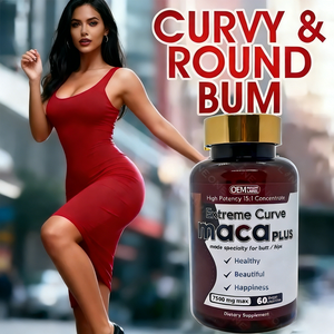 Kapsul Maca Pabrik, Penambah Pinggul Herbal untuk Dewasa, Suplemen <span class=keywords><strong>Vitamin</strong></span> untuk Wanita dan Pria, 60 Kapsul, Umur Simpan 18 Bulan, <span class=keywords><strong>2</strong></span> Dosis Harian - Product Image 4