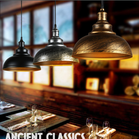 Simig éclairage Loft industriel rétro antique en métal restaurant bar café boutique pendentif lumière lustre