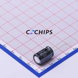 ตัวเก็บประจุอิเล็กโทรไลต์อะลูมิเนียมแบบ Through-Hole รุ่น 400BXC10MEFCT810X16 ขนาด D10xL16 มม. 10uF 20% 400V 5 มม. - Product Image 1