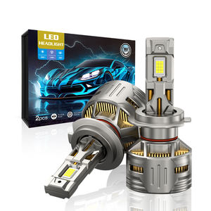 Ampoules de phare LED K6 super lumineuses 150W H4 avec dissipation de chaleur à 4 tubes en cuivre, taille mini 1:1 pour une installation facile - Product Image 2