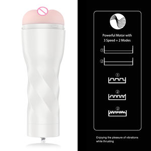 Hismith masturbatore maschio con sistema KlicLok <span class=keywords><strong>3</strong></span> velocità + <span class=keywords><strong>2</strong></span> modalità vibranti Stroker maschio con telecomando anale/Tunnel del sesso orale - Product Image 3