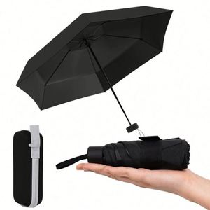 Paraguas Plegable Transparente de Alta Calidad, Venta al por Mayor, Protección UV, Portátil, con Impresión de Logotipo - Product Image 3