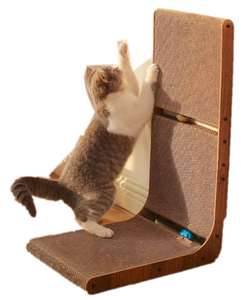हॉट सेल एल-आकार की इंटरैक्टिव बिल्ली खरोंच कार्डबोर्ड - Product Image 1