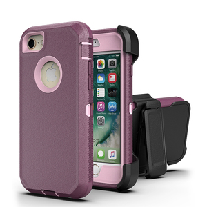 <span class=keywords><strong>Cover</strong></span> per <span class=keywords><strong>iPhone</strong></span> <span class=keywords><strong>6</strong></span> +/7 +/8 + custodia protettiva antiurto ibrida a 3 strati per IP 8 <span class=keywords><strong>Plus</strong></span> custodia antiurto per telefono con clip - Product Image 5