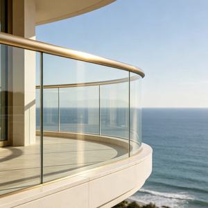 High Quality Tempered Toughened Laminated Safety Glass Balustrade Railing for Indoor Stair & Outdoor Balcony Construction - Product Image 1