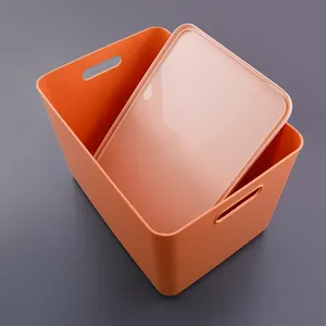多功能定制大号带手柄盖便携式洗衣塑料衣物储物盒