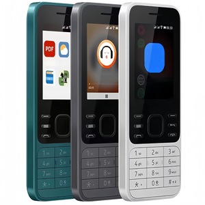 Téléphone portable 4G double SIM débloqué 6300 2020 avec écran TFT 2,4 pouces 240x320, appareil photo VGA, batterie 1500 mAh, flash LED, Wi-Fi, 512 Mo + 4 Go de ROM - Vente en gros - Product Image 2