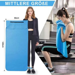 Serviette de sport en microfibre à séchage rapide avec poche zippée, magnétique, personnalisable avec logo, en suède, pour la gym et le fitness - Product Image 4
