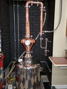 Thép không gỉ chưng cất đơn vị 100 thắp sáng destilation thiết bị rượu chưng cất rượu 96% rượu - Product Image 5