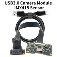 Module de caméra USB3.0 8MP 4K IMX415 sans pilote UVC MJPG/YUY2/H.264 Mise au point fixe/manuelle Plug&Play 120 FOV Vidéo intégrée