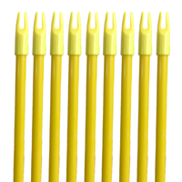 Jaune 7mm ventouse Composite arc classique sécurité caoutchouc tir à l'arc pratique jeu pour adolescents enfants fibre de verre plastique