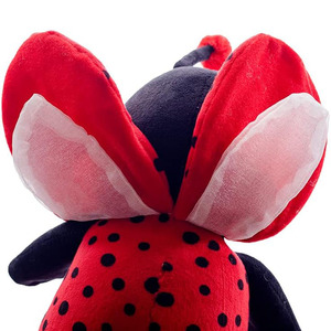 B221 mariquita de peluche animales de peluche Super suave insecto mariquita juguetes de peluche escarabajo peluches alas de animales muñeca juguete escarabajo señora insecto - Product Image 2