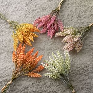 Bouquet de fleurs artificielles CallaFloral en plastique pour décoration intérieure, blanc, jaune, orange, rose, style Ins MW13107 - Product Image 2