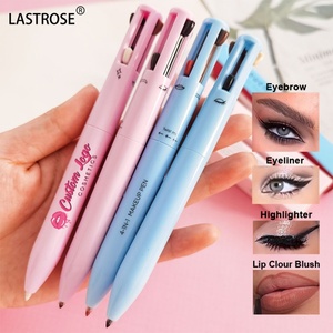 Không Thấm Nước Nhãn Hiệu Riêng Bút Kẻ Mắt Lông Mày Bút Chì Highlighter Lip Eye Lót Màu Hồng Dài Cuối Cùng Matte Mặt Cảm Ứng Up 4 Trong 1 Trang Điểm Bút - Product Image 3