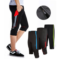 Pantalon de sport ajusté pour homme avec poches zippées en polyester – Idéal pour le football, le jogging, le fitness et la course à pied