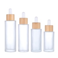 20ml 30ml 40ml 50ml 60ml 80ml 100ml compte-gouttes d'huile essentielle en verre givré écologique sérigraphié vert bleu ambre clair