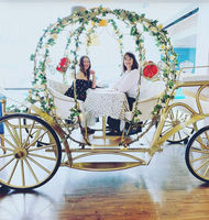 Offre Spéciale : Carrosse Citrouille Cendrillon Électrique pour Mariages et Visites Touristiques – Transport Spécialisé