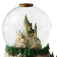 Modèle de château de Poudlard en résine personnalisé, globe à neige, peint à la main, souvenir artistique du monde magique, décoration d'intérieur
