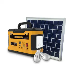 12V80W Draagbare Zonne-energie Energie Systeem Mini Zonnepaneel Kit Set Voor Thuis Power Banklighting Kit Solar Radio