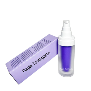 Vente en gros usine – <span class=keywords><strong>Dentifrice</strong></span> blanchissant instantané <span class=keywords><strong>violet</strong></span> de 30 ml format voyage pour usage domestique - Product Image 1