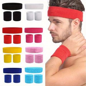 <b>Headbands</b> Wristbands Sets for Women Men Girls Boys Comfy <b>Sports</b> Sweatbands Sweat Basketball Bands - Product Image 2