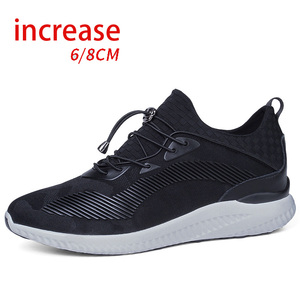 Zapatos Elevadores Invisibles para Hombre, Negros/Azules, Superligeros, Deportivos, con Aumento de Altura de 6cm, 8cm, 10cm - Product Image 1