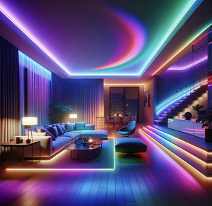 Adresseerbare Fcob Spi Rgbw/Rgbcw/Rgbww 896Leds/<span class=keywords><strong>M</strong></span> Droom Kleur Cob Led Strip Decoratie Dc 24V /Wifi - Product Image 2