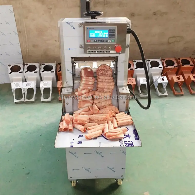Large Capacity 300-400kg/h Commercial chicken bone cube dicer slicer machine Frozen mutton meat pork belly cutting machine