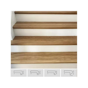 Premium kwaliteit op maat gemaakte minimalistische traptraptreden met neusprofiel en hoogteverhoging, diverse houten soorten. - Product Image 3