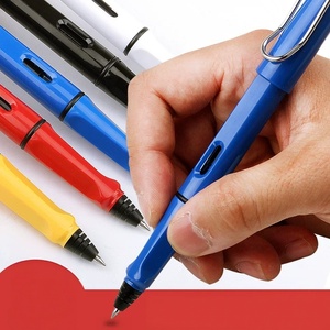 <span class=keywords><strong>Pluma</strong></span> Estilográfica de Plástico Extrafina de 0.5mm para Estudiantes, para Práctica de Escritura, Firma, Recarga Rotatoria, Ligera, Ergonómica, con Agarre Postural - Product Image 3