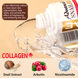 Kore gelişmiş salyangoz Mucin lüks güzellik vitamini <span class=keywords><strong>K</strong></span> azaltmak <span class=keywords><strong>k</strong></span>ırışıklı<span class=keywords><strong>k</strong></span> nemlendirici koyu nokta Anti-aging yüz Serum hafifletmek - Product Image 4