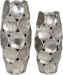 แจกันดอกไม้อลูมิเนียมสำเร็จรูปทนทานน้ำหนักเบาและดูแลรักษาง่ายสำหรับการตกแต่งภายในบ้านสำหรับดอกไม้สดหรือผ้าไหม - Product Image 4