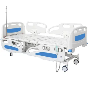 513PN Five-function Electric Hospital Bed Wholesale Price ICU Patient Care Medical Bed Central Control System