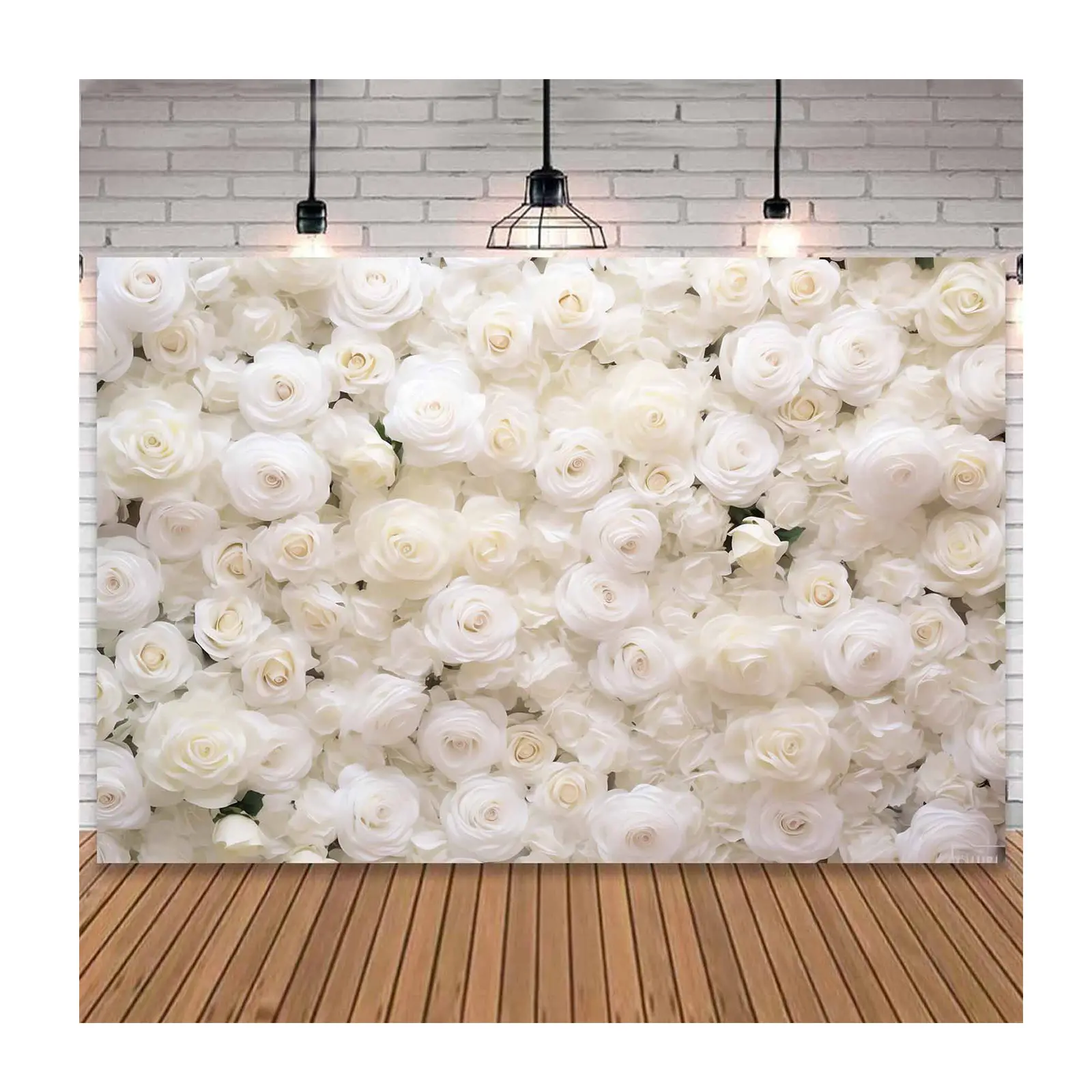 wedding Mother's Day Backdrop eco-friendly 2d flower wall Panel Artificial Decorative Flower Wall Backdrop