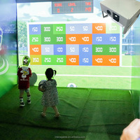 Simulateur de jeu de projection murale de football interactif pour enfants, simulateur d'entraînement de football en réalité virtuelle 360° pour intérieur