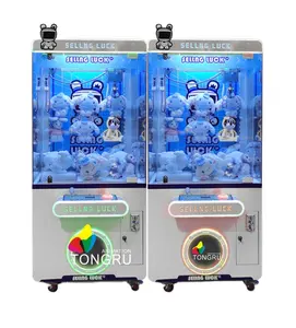 TONGRU Popular Coin Operated Games Catch Doll Claw Crane Machine Toy Pusher Claw Game Machine