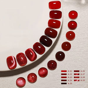 AILANUO Esmalte de Uñas en Gel de 9 Colores, Rojo Dinastía, 15 ml, Efecto Ojo de Gato, Libre de PO y HEMA, OEM ODM, Gel Neón - Product Image 2