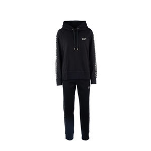 <b>CLOTHING</b> WOMEN'S TRACKSUITS <b>70</b>%POLYESTER,30%COTTON EA7 <b>70</b>%POLYESTER,30%COTTON Black - Product Image 1