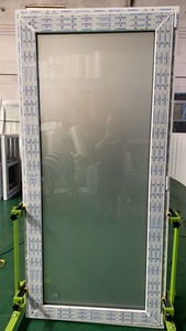 Foshan fabbrica diretta doppia <span class=keywords><strong>finestra</strong></span> a battente di vetro e porta Upvc/Pvc altre porte a prezzo competitivo - Product Image 4