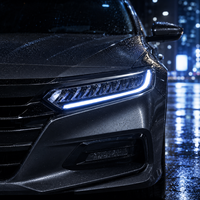 Ensemble de phares LED BK pour Honda Accord G8 2008-2012, design en forme d'aile, projecteur de feux de signalisation, DRL amélioré, Plug and Play