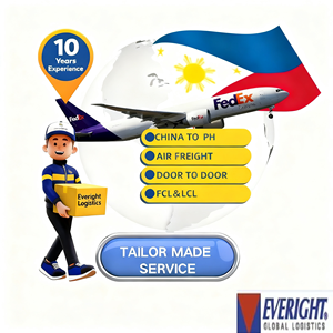 Servicios de Transporte y Venta de Contenedores FCL de Everight <span class=keywords><strong>Logistics</strong></span>, Puertos de Shanghái y Filipinas, Contenedores 40HQ/40GP/20GP, Mercancías Generales - Product Image 2