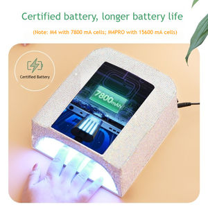Professionele Uv <span class=keywords><strong>Led</strong></span> Nageldroger <span class=keywords><strong>Lamp</strong></span> Hoge Kwaliteit Private Label Draadloze Oplaadbare Met Plastic Materiaal Elektrische Voeding - Product Image 3