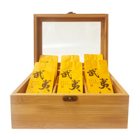 Boîte de rangement pour thé en bambou avec couvercle en verre transparent, compartiment divisé, organisateur de sachets de thé en bois pour l'emballage du thé, boîte cadeau