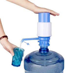 Mini dispensador portátil de botellas de agua, prensa Manual de plástico de 5 galones, 19 litros, 20L