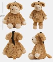 Peluche personnalisée de grande taille en coton PP lesté pour micro-ondes, super douce, amusante, pour enfants, cadeau de vacances pour enfants, faible MOQ