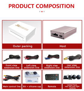 Sistema de Cámara de Visión Panorámica de 360 Grados Wemaer OEM 3D para Automóvil, CVBS, VGA, AHD, Compatible con Varios Modelos - Product Image 6