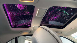 Luz decorativa para <span class=keywords><strong>coche</strong></span>, Interior luz ambiental, techo solar panorámico, película de luz de estrellas, película de noche estrellada, tragaluces dobles que cambian de Color - Product Image 6