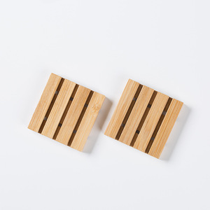 Porta sapone in legno personalizzato per Hotel da <span class=keywords><strong>viaggio</strong></span> in bambù naturale impermeabile antiscivolo semplice portasapone per bagno - Product Image 5