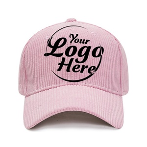 Pink Custom Trendy Apparel Truck <b>Hat</b> Cotton Corduroy Unstructured Baseball Cap <b>Dad</b> <b>Hat</b> - Product Image 1
