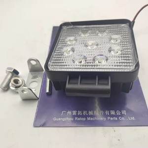 9 Beads <b>LED</b> <b>Light</b> Square Type High-Power <b>Light</b> 12-80V <b>Working</b> Lamp for Excavator Parts - Product Image 4